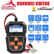Car Battery Tester 12V 100 to 2000CCA Cranking Charging Tester Battery Analyzer