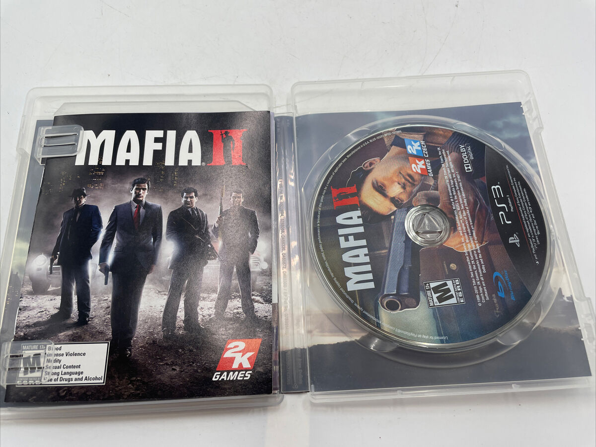 MAFIA II 2 PS3 SONY PLAYSTATION 3 COMPLETE MAP MANUAL 2K GAMES