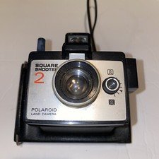Vintage Polaroid Square Shooter 2 Land Camera With Strap And Manual Untested