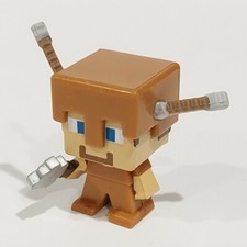 Minecraft Mini-Figures 1" Steve in Armor Arrows Mini Action Figure Mojang
