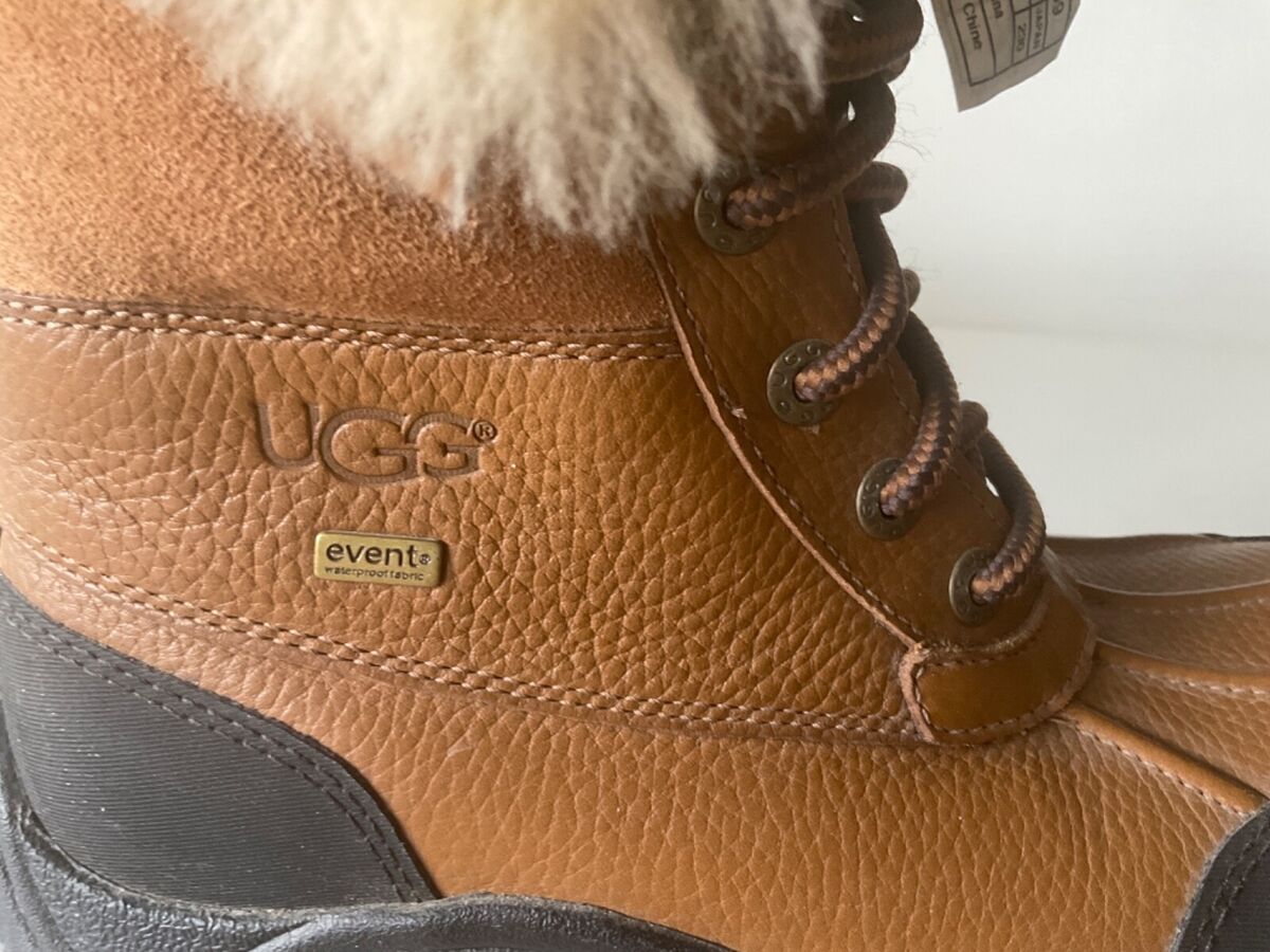 Womens BOOTS UGG Vibram Lace-Up Waterproof Size US36 Womens BOOTS UGG Vibram Lace-Up Waterproof Size US36
