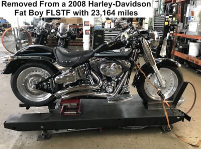 08 Harley Softail Fatboy Driver Front Seat 105th ANNIVERSARY 51858