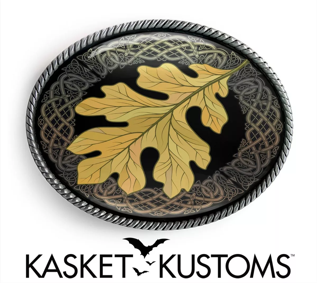 Oak leaf on sale belt buckle