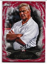 Pat Patterson 2015 Topps WWE Undisputed Red Card # 94 WWF