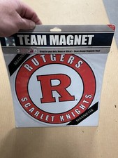 NCAA Rutgers Scarlet Knights Jumbo Magnet Sport Refrigerator Car Decoration Fan