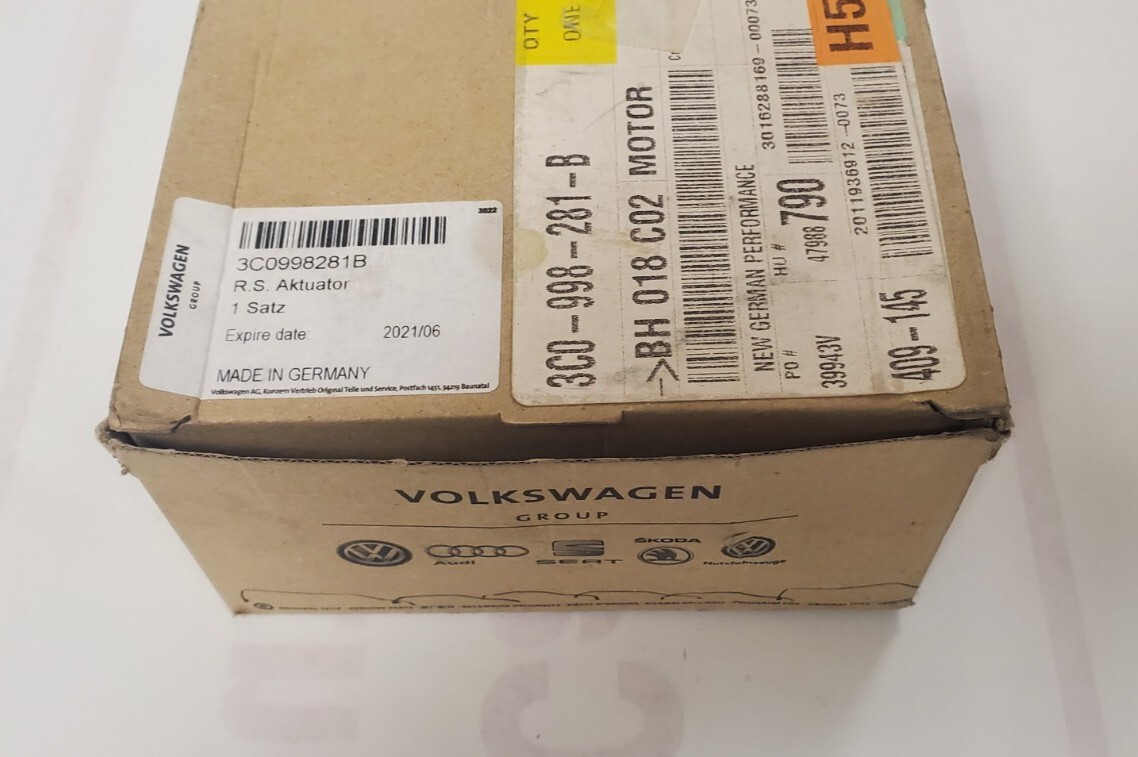 3C0998281B GENUINE VW PASSAT B6 PARKING BRAKE ACTUATOR MOTOR eBay