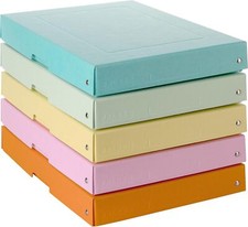 Falken 5er Pack PureBox 40mm hoch DIN A4 farbig sortiert Aufbewahrungsbox Box