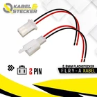 Car plug 2-pin repair kit connector universal connector car + cable
