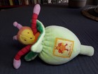 MOULIN ROTY - Doudou/hochet LOUNA l'abeille, sortant d'une fleur, son très doux
