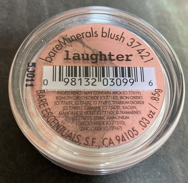 BARE MINERALS ESCENTUALS BLUSH LAUGHTER NEW .85g/.03oz eBay