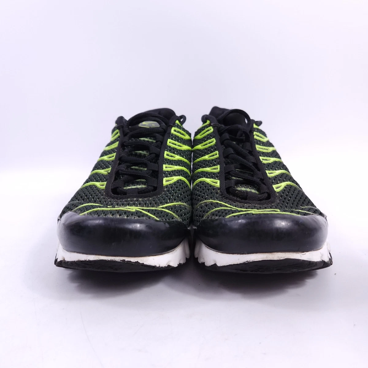 Nike air max plus clearance - men's black/volt/dark grey/white