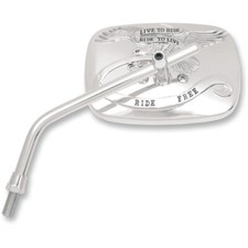 Emgo Live to Ride Free Mirror - Chrome - 10 mm - Left | 20-31755A