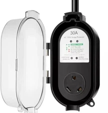 RV Surge Protector 30 Amp-Surge Protector 2100 Joules with Waterproof Cover NIB