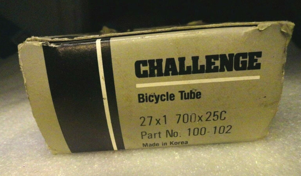 ¡NUEVO! Tubo interior de bicicleta de carretera NOS Challenge 700 x 25C / 27 X 1 Presta Foto 2 de 2