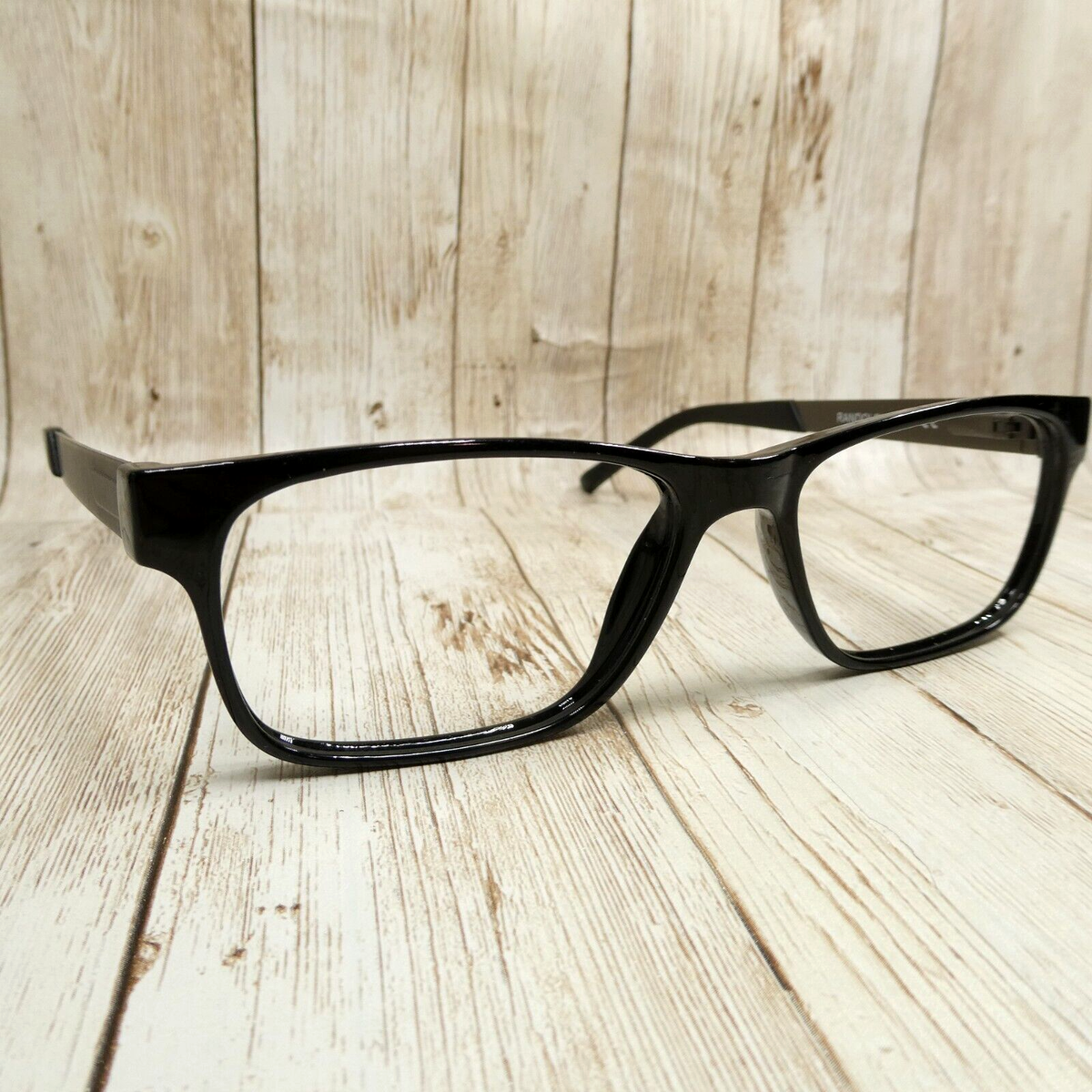 Randolph Keesler Gloss Black Bronze Square Eyeglasses FRAMES 52