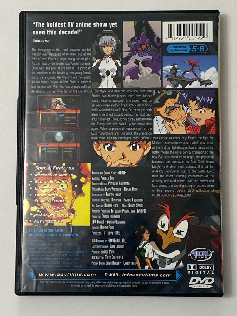 Neon Genesis Evangelion - Collection 2: Episodes 5-8 (DVD, 2000