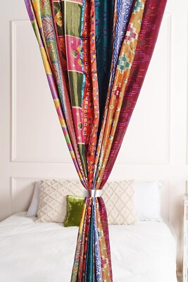 Silk Pachwork Curtain インドサリー　#A22 シングル s-l400.jpg