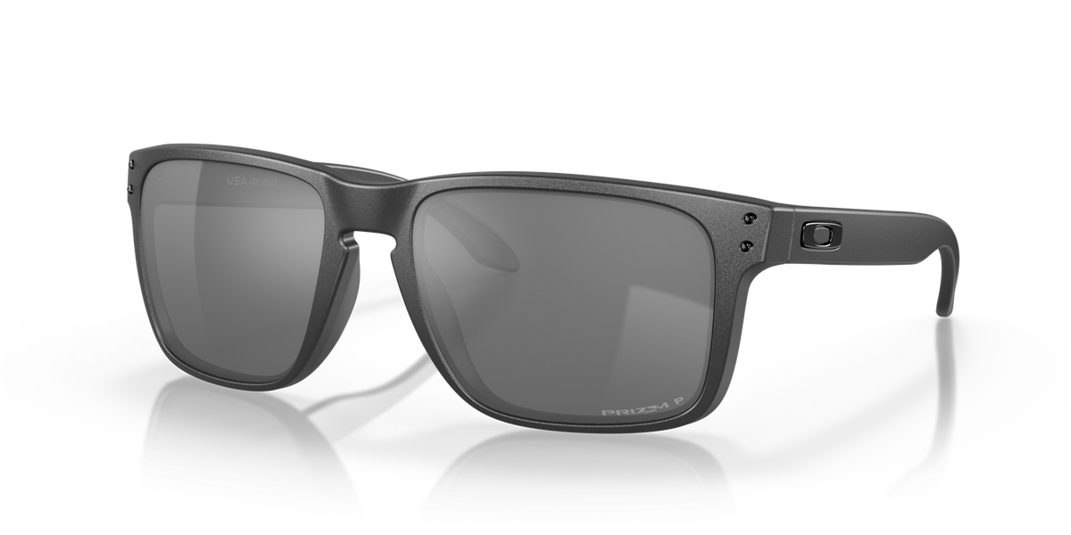 Oakley Holbrook XL Steel/Steel Polarized Men's 59 mm Sunglasses