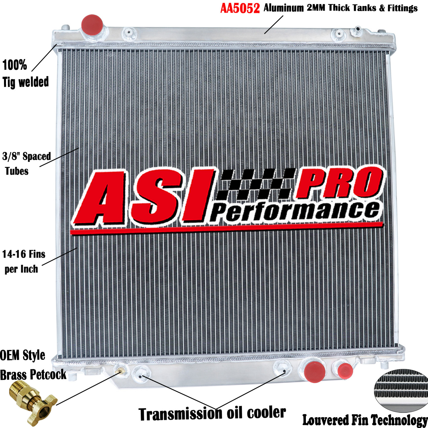 3 Row Radiator Fit 1999~2005 2000 2001 Ford F-250 F350 F450 6.8L 7.3L Super Duty