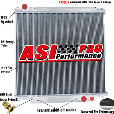 Aluminum Radiator Fits 99-2005 Ford F250 F350 F450 F550 7.3L Powerstroke 6.8L