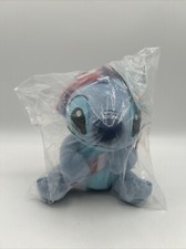 Disney Stitch Christmas Holiday Plush Toy Brand NOS w/ Tag In Original Bag