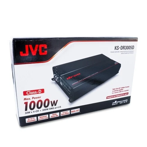 5-Channel Class-D Amplifier - JVC - KS-DR3005D - NEW - Image 2 of 4