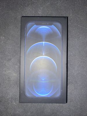 Apple iPhone 12 Pro Max Pacific Blue 256GB Original Empty BOX & INSERTS ONLY