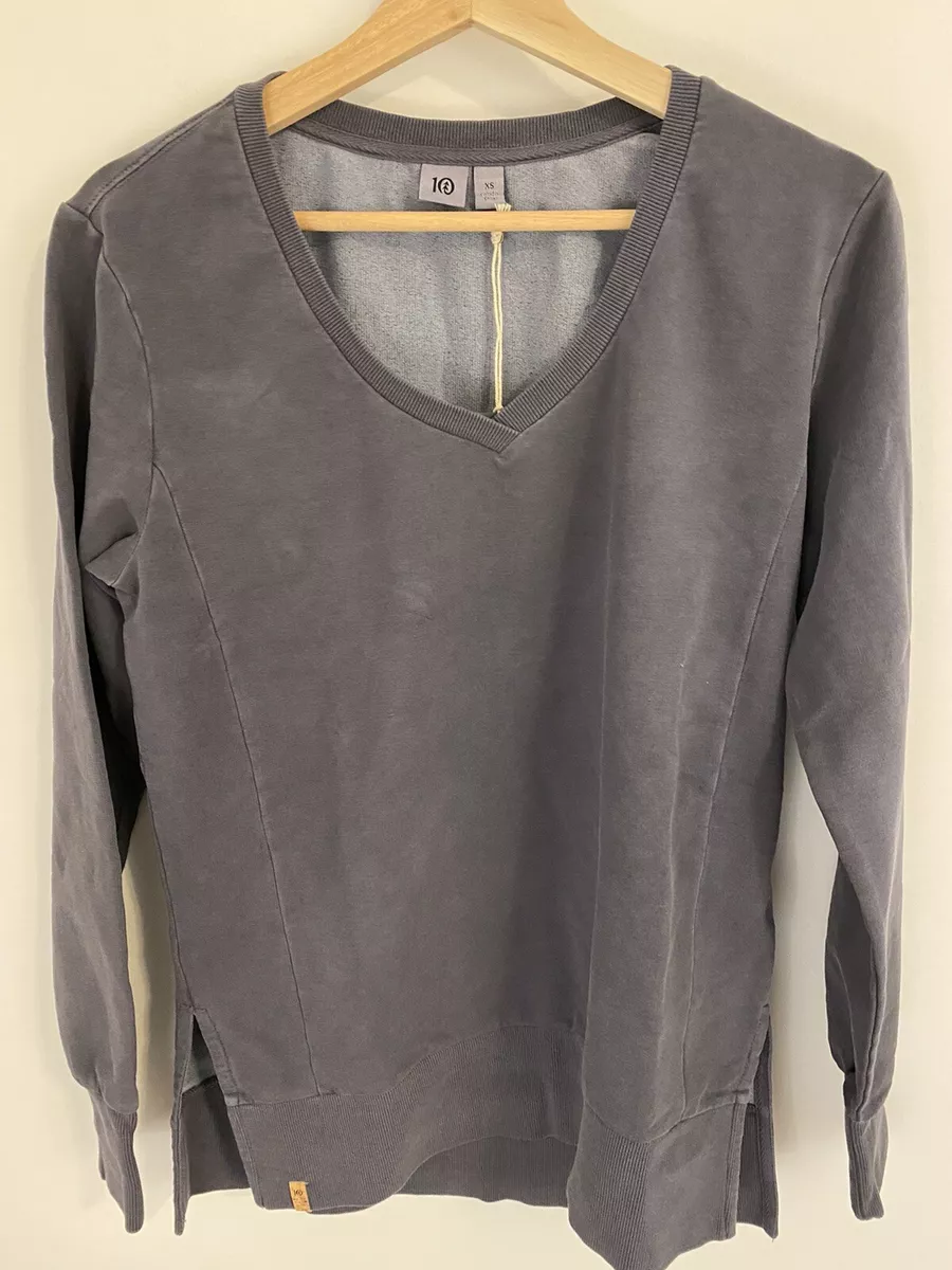 TenTree Womens French Terry Tunic Pullover Sweatshirt w Organic