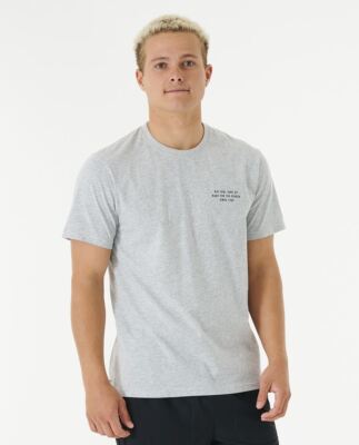 Rip Curl Schnelltrocknendes SS-T-Shirt ~ Vaporcool Prepare Grey Marle