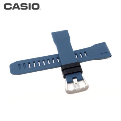 CASIO PRO TREK Genuine Navy Urethane Watch strap Band 10627224 for PRG-30-2