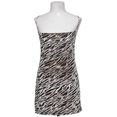 Kaiia, Kleid, Größe: 36, Schwarz/Beige, Elasthan/Polyester, Zebra, Damen #j2x