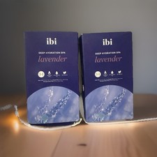 2 Packs IBI Lavender Deep Hydration Spa Pedicure 3-in-1 Set Soak Scrub Massage