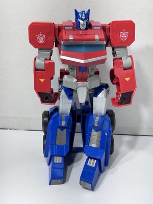 Transformers Bumblebee Cyberverse Adventures Optimus Prime 10'' Roll N  Change