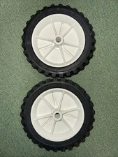 Set Of 2 Lawn Mower Wheels 7” Part# 8220-2 - Excellent Condition