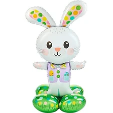 Anagram Spotted Easter Bunny Airloonz Party Foil Balloon 46"