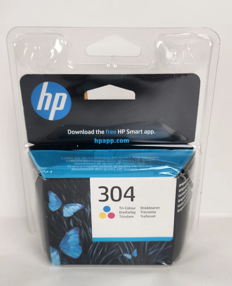 HP 304 Cartouche d'Encre Originale Tricolore N9K05AE - Photo 1/1