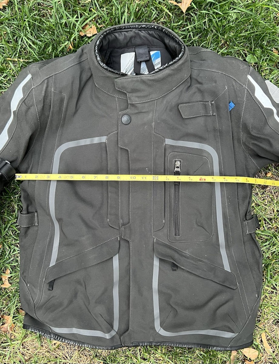 BMW Enduroguard Men's Black Motorcycle Jacket/Padded/Armored/Size