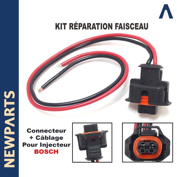 Newparts DK37580 Reparatur Stecker Anschluss Kabelbaum Passend Bosch 2 Pins-image