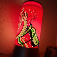 SPARKLING COLLECTOR'S COCA COLA LAMP  12.5"T X 6.25"D NM