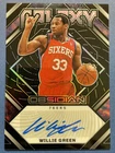 2022-23 Obsidian Willie Green Galaxy Ink Autograph /149 Philadelphia 76ers