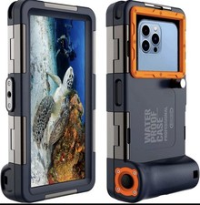 50ft/15m Waterproof Diving Underwater Case for iPhone 14/13/12 Samsung S22/S21