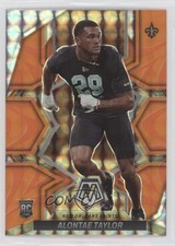 2022 Panini Mosaic Rookies Reactive Orange Mosaic Prizm Alontae Taylor #391 1s8