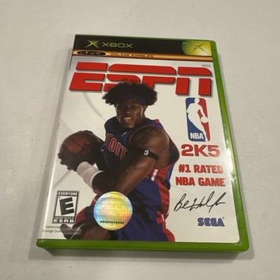 NBA 2K5 ESPN Microsoft Original XBOX Complete in Box CIB 2005 basketball Sega