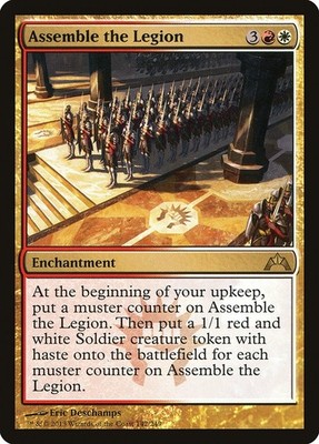 + Assemble the Legion near mint englisch Gatecrash Rare MtG Magic the Gathering