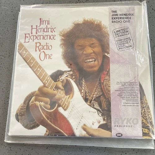 Jimi Hendrix Experience Radio One Ryko Analogue RALP-0078-2 OBI Clear Vinyl New