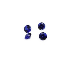 10pcs Round Faceted Sapphire Grade AAA Cutting Brilliant Cut Sapphire 0.8mm-3mm