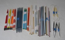 Miscellaneous Knitting Needles Various Sizes 26 Pairs Lot Used