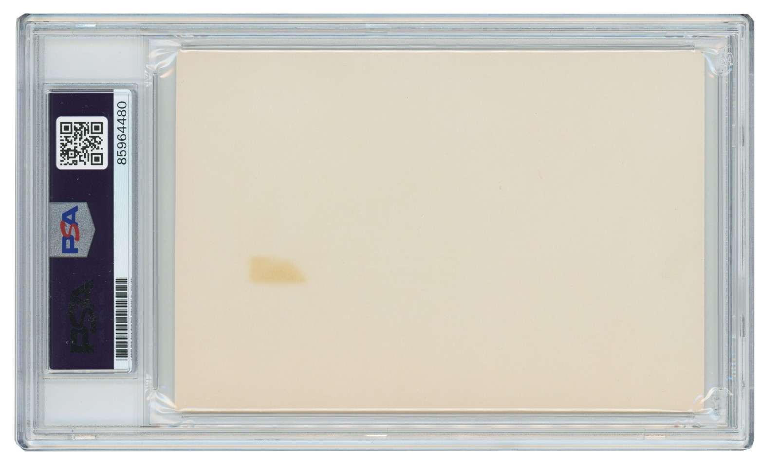 Honus Wagner Signed Index Card Autograph. Auto PSA view 3
