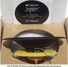 Orion XTX654RK XTX 6.5" 4 Ohm Replacement Voice Coil and Recone Kit for XTX654