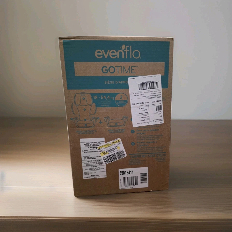 Asiento elevador deportivo Evenflo Gotime viola nuevo Foto 3 de 4